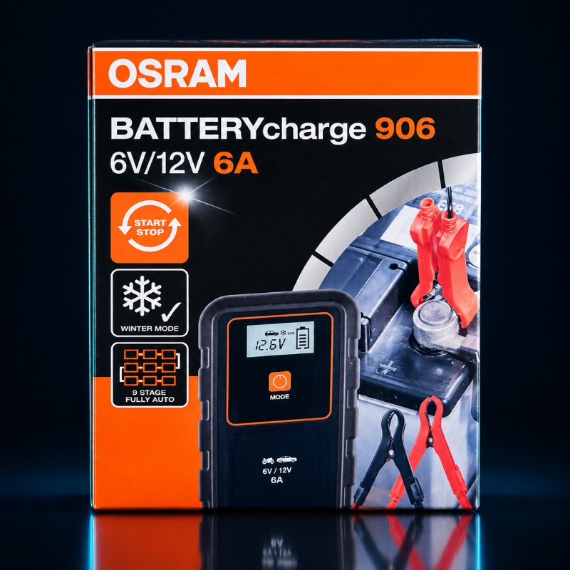 OSRAM BATTERYcharge 906 — Κέντρο Μπαταρίας Πειραιά